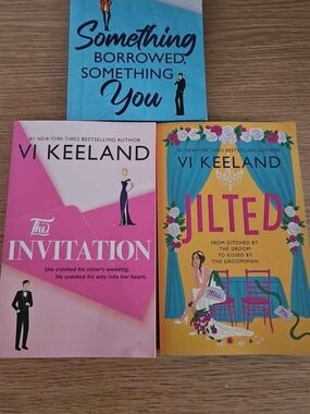 Vi Keeland Paperback Bundle — Pink, Yellow & Teal Covers